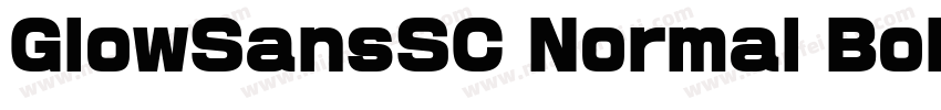 GlowSansSC Normal Bold 90ms RKSJ H字体转换